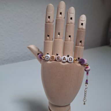 Armband "Fliederperle"